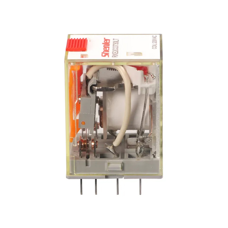 Реле RKE2CO730LT, 2CO, 7A(250VAC/30VDC), 230VAC, мех. индикация, тест-кнопка с блокировкой, LED