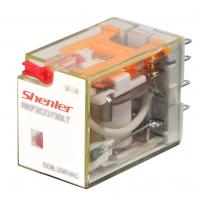 Реле RKF2CO730LT, 2CO, 12A(250VAC/30VDC), 230VAC, мех. индикация, тест-кнопка с блокировкой, LED