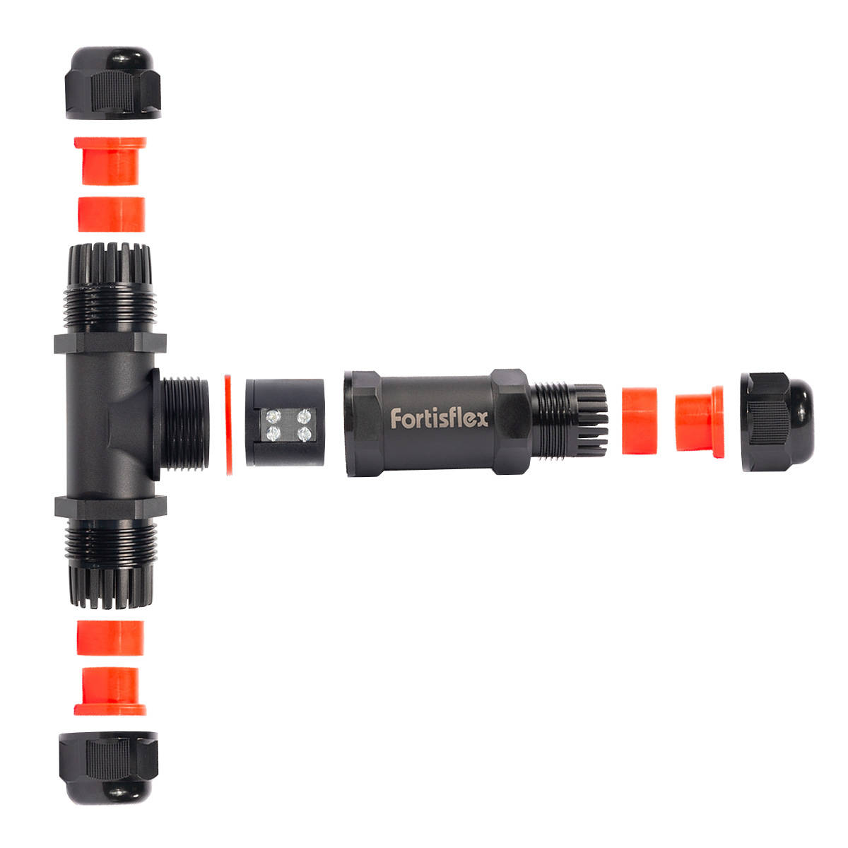 Коннектор кабельный T-образный FFC-32/3Р-IP68
