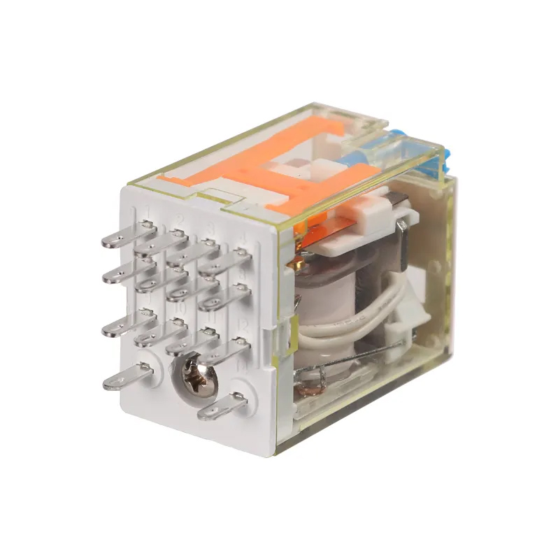 Реле RKF4CO220LTM, 4CO, 6A(250VAC/30VDC), 220VDC(0,65Un), RZA, мех. индикация, тест-кнопка с блокировкой, LED