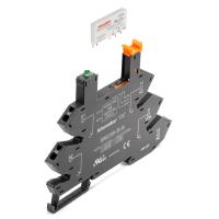 Реле интерфейсное RNC1CO012 с колодкой SNB05-E-AR, винтовой зажим, 1CO, 6A(250VAC), 12VDC, LED, W=6.2mm