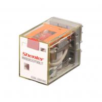 Реле RKE2CO730LT, 2CO, 7A(250VAC/30VDC), 230VAC, мех. индикация, тест-кнопка с блокировкой, LED