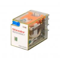 Реле RKF4CO012LT, 4CO, 6A(250VAC/30VDC), 12VDC, мех. индикация, тест-кнопка с блокировкой, LED