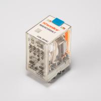 Реле RKE4CO012LT, 4CO, 5A(250VAC/30VDC), 12VDC, мех. индикация, тест-кнопка с блокировкой, LED