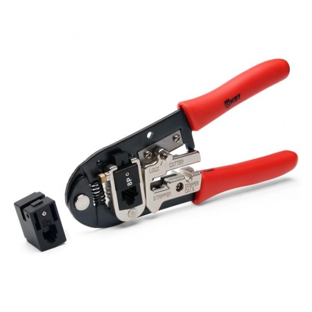 JT-01A кримпер со сменными модулями для обжима RJ-45, RJ-12, RJ-11