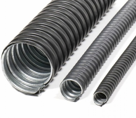 Металлорукав 10мм РЗ ЦП нг в ПВХ изоляции гофрированный
