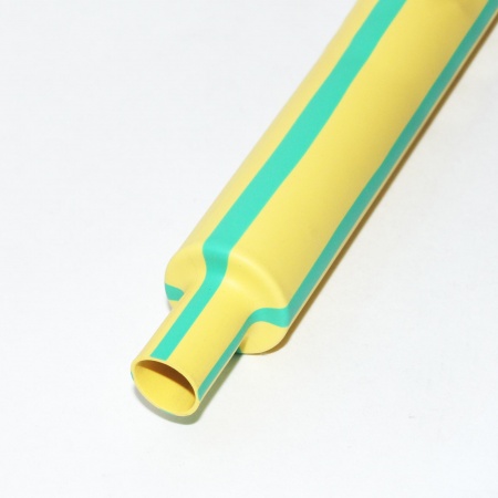 Трубка термоусаживаемая 50/25 желто-зеленая