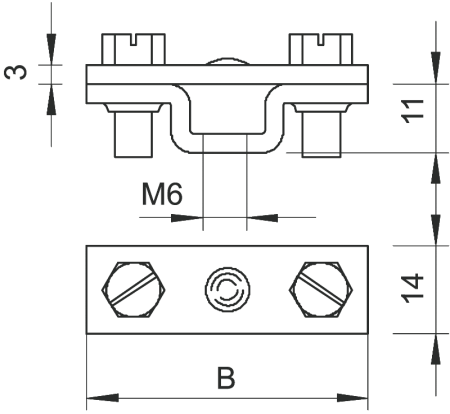 Держатель 831 40 M6 